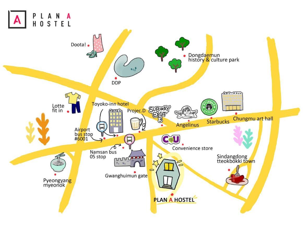 Plan A Hostel Seoul Luaran gambar